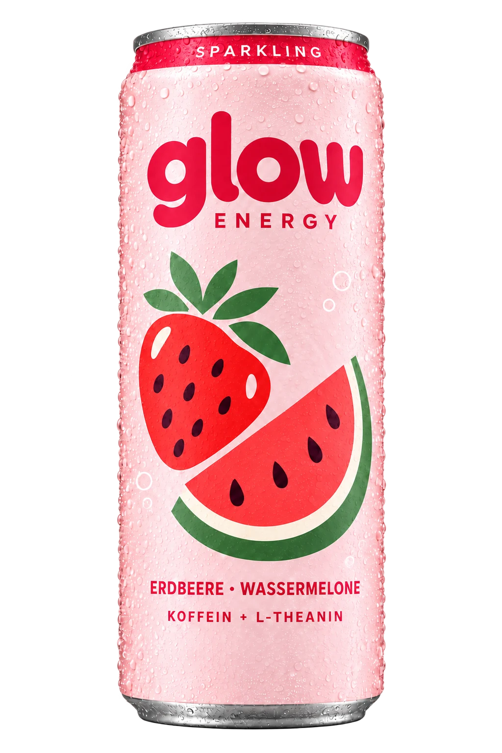 GLOW strawberry can design